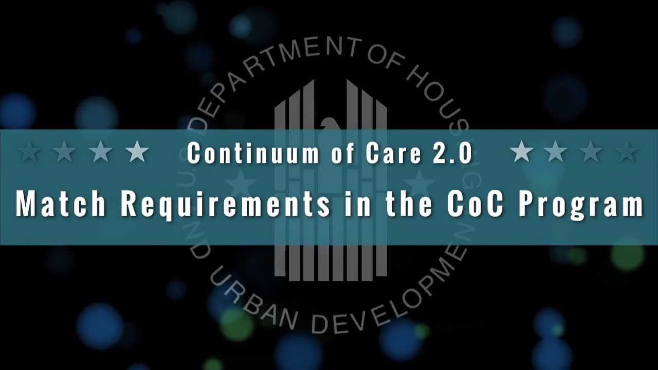 Match Requirements in the CoC Program