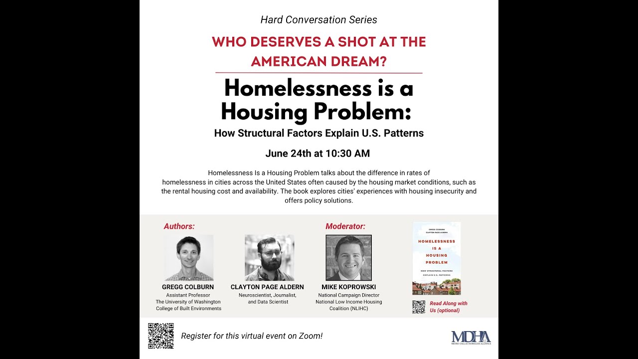 Hard Conversation Homelessness is a Housing Problem