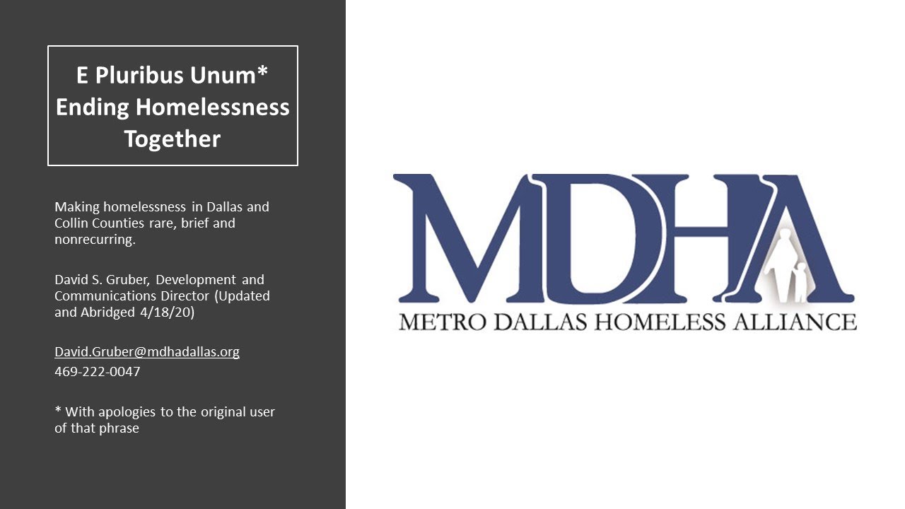 E Pluribus Unum - Endling Homelessness Together - Abridged Version