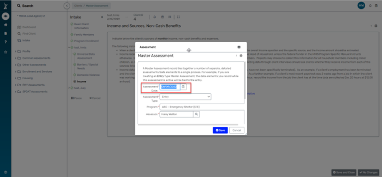 Edit Entry Workflow - Housing Forward