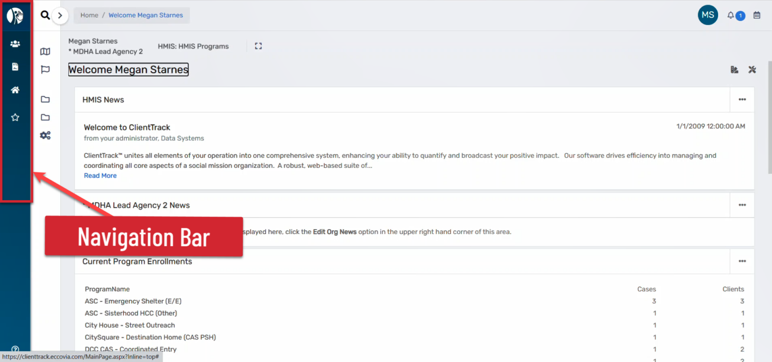 ClientTrack Look and Feel Updates 2022 - Housing Forward